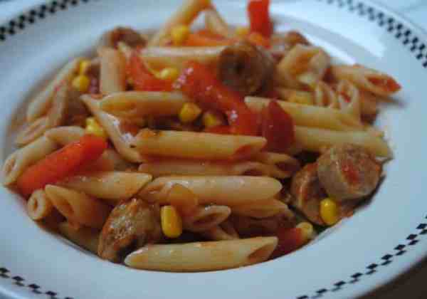 Spicy Sausage pasta